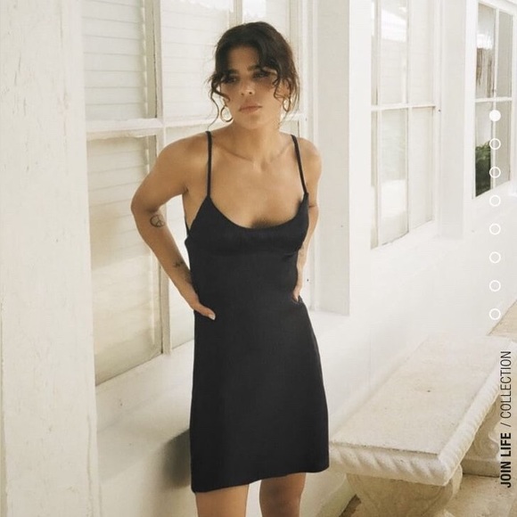 Zara Dresses & Skirts - NWT Zara Satin Effect Mini Dress in Black